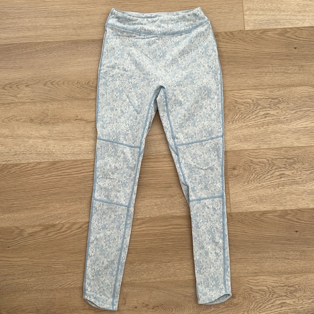 Gymshark light blue marl leggings